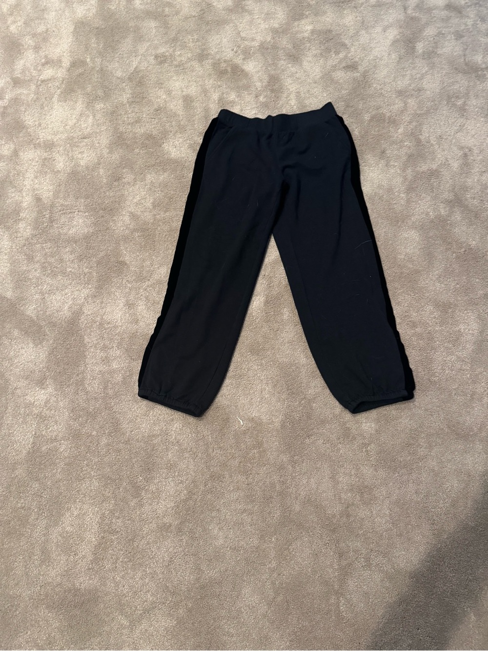 Velvet by Graham & Spencer Black Jogger Pants with Elastic Ankles